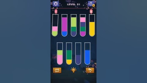 Water sort puzzle level 21 like and subscribe this channel #shorts video 😎😎🤗
