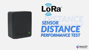 LoRa Gateway and LoRa Sensor Distance Performance Test
