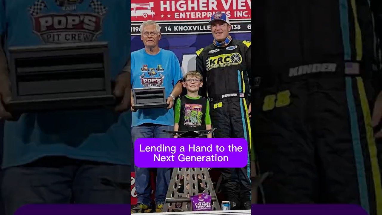 Growing sprint car racing by helping others