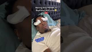 Waxing Strip Prank On Eyebrows 😂 #shorts