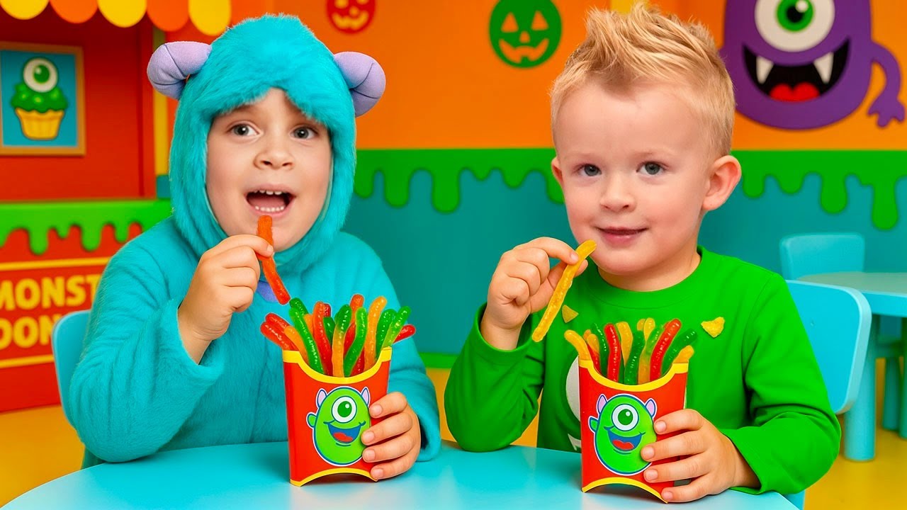 Дети посещают Кафе для Монстров