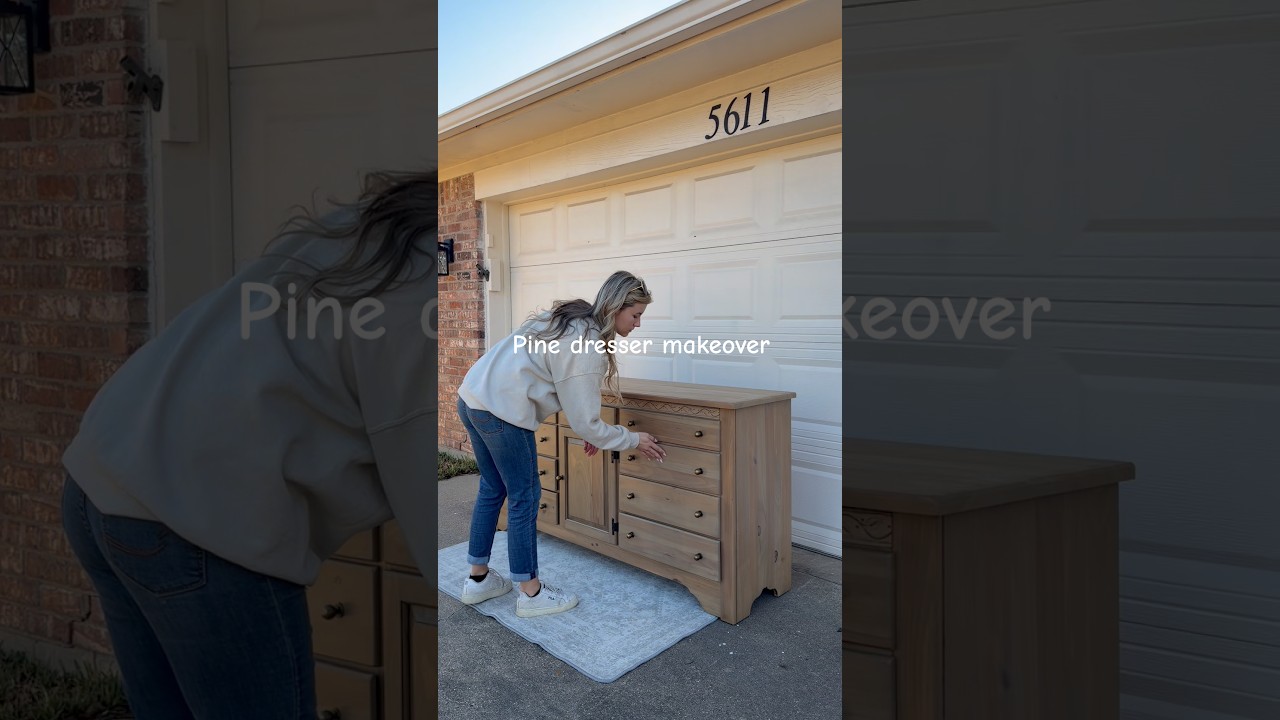 Pine dresser transformation! 