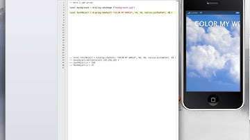 How to create text in Corona SDK