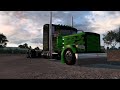 Custom Flamed Peterbilt 389 + Zeemods CAT C15 6NZ 800HP | American Truck Simulator | Logitech G29