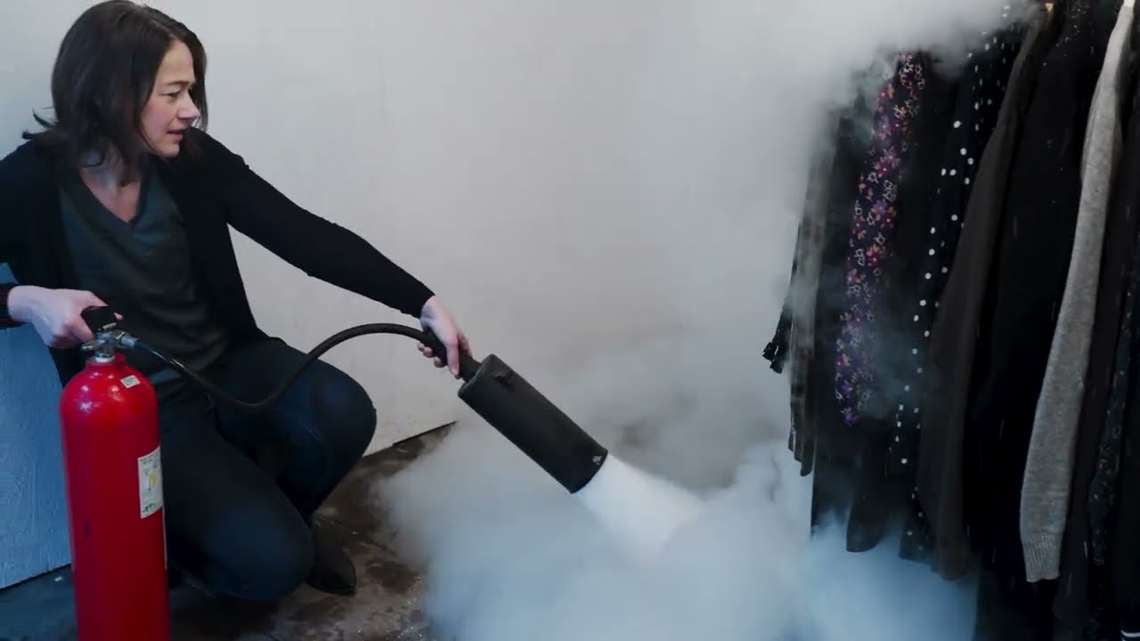 Så använder du en brandsläckare - Brandsäker i handeln