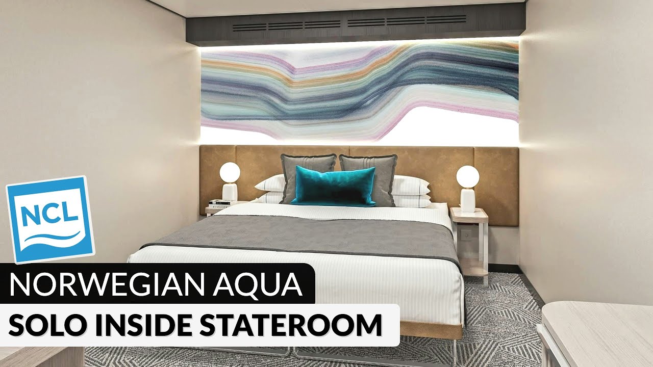 Norwegian Aqua | Solo Inside Stateroom Tour & Review | 4K