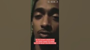 Nipsey Hussle: “The Most Important Thing, You Gotta Get Rid of Doubt.” | Motivation For Creatives