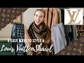 5 Easy Ways to Style a Louis Vuitton Shawl Scarf (plus many more!)