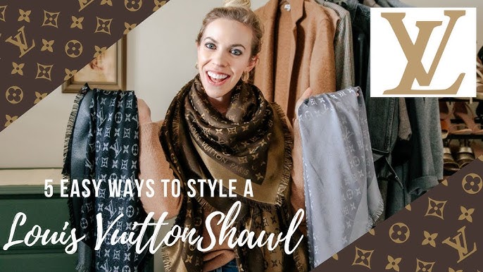 Styling the Louis Vuitton Monogram Shine Shawl - sparkleshinylove