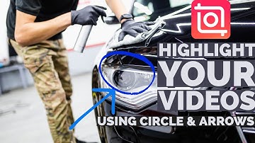 How to Add Circle & Arrow in your videos using InShot App | Highlight Any Video !