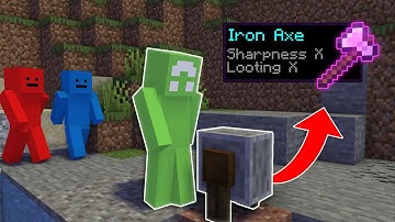 Minecraft Manhunt, But You Enchant Every Time You Grind...