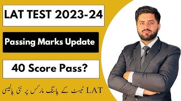 LLB Passing Marks| New Notification 40/50 Marks?| Law admission Test| lat test 2024