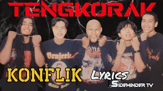 TENGKORAK - KONFLIK   LYRICS (METALIK KLINIK 1) Grindcore Indonesia