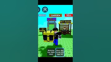 Mutating My Disco Bee In Grow A Garden🤑🤑 #growagarden #roblox #shorts #viralshorts #fyp #shortsfeed
