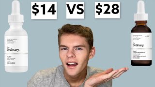 The Ordinary Buffet Review VS  Buffet Copper Peptides! Is It Worth Double The Price