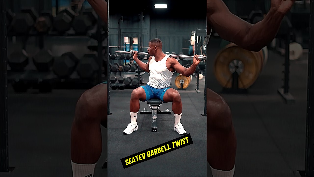 How To Seated Barbell Twist