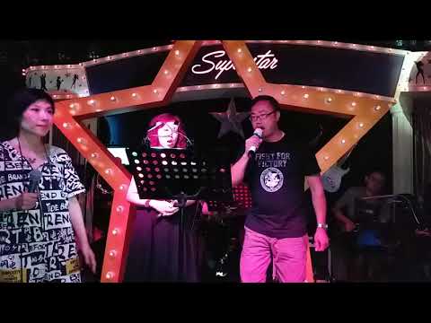 巨星酒廊4人Live Band:COnnie  K & Raymond 合唱還有14-7-2O18