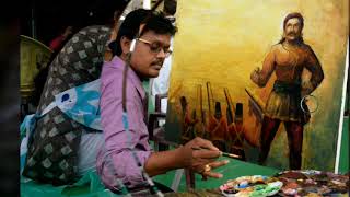 Beautiful Paintings Of Art camp Vijaywada | On Independence day 2018 By Indian Artists screenshot 3