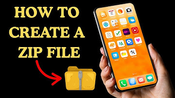 HOW TO CREATE A ZIP FILE USING ANDROID PHONE - TUTORIAL 2025