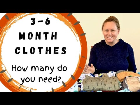 How many 3 to 6 month BABY CLOTHES do you need?: Size 00 baby clothes