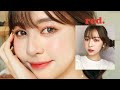 🍎 EVERYDAY MAKEUP แต่งหน้าโทนแดงสไตล์เกาหลี สดใสสุด! 🍎 | Babyjingko