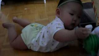 Baby Crawling at 6 Months!