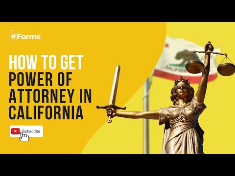 ვიდეო: საჭიროა თუ არა მინდობილობების დამოწმება კალიფორნიაში?