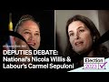 DEPUTIES DEBATE: National’s Nicola Willis &amp; Labour’s Carmel Sepuloni | 5 October 2023 | RNZ