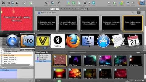 Weiv, VDMX and ProPresenter