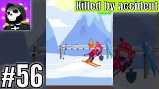 Death Incoming Level 56 Killed by accident- Gameplay Solution Walkthrough screenshot 1