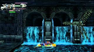 Hard Corps Uprising No Power-Ups Run Stage 3 Ruins