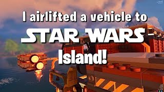 The Ultimate Test: Flying the Vehicle Transport to Star Wars Island