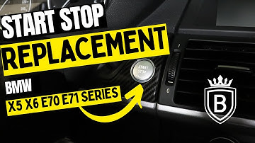 BMW START/STOP REPLACEMENT X5 X6 E70 E71 SERIES - DIY