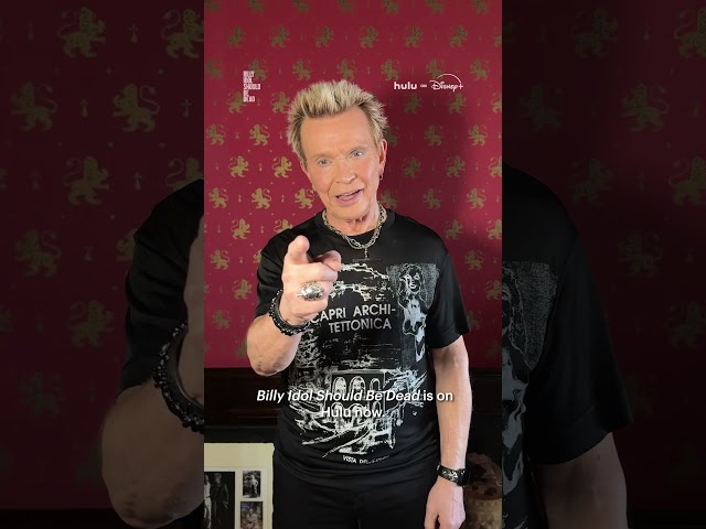 Available now 👊🏼 watch Billy Idol Should Be Dead on @hulu  ⚡️ #billyidol #documentary