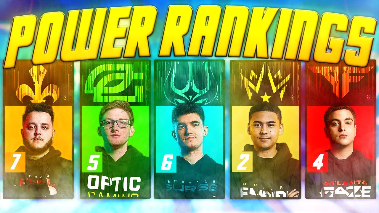 Call of Duty League Rankings: Ranking the Top Teams