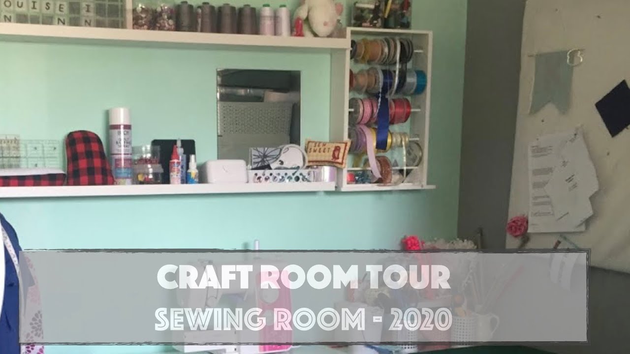 2020 Craft Room Tour - Pt 2 \\ Sewing Corner Update || SEWING ROOM TOUR