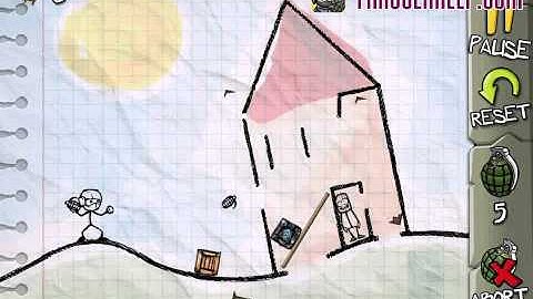 Fragger Stick Man Level 4 Walkthrough