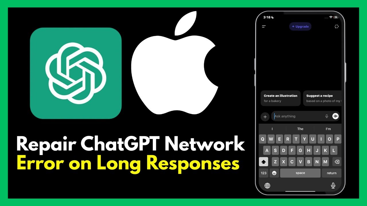 Repair ChatGPT Network Error on Long Responses 🤖 | Easy Fix 2025