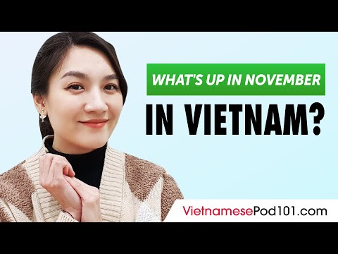 Video: Holidays in Vietnam in November