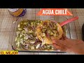 (Agua Chile Verde de Langostinos) Receta rica y muy fácil de preparar.
