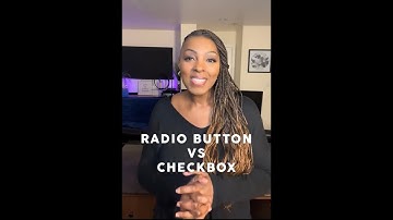 Docusign Checkbox vs Radio Button