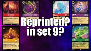 Lorcana Reprints of Older Cards in Set 9???