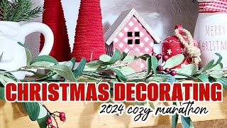 CHRISTMAS DECORATING MARATHON || WHOLE HOUSE CHRISTMAS DECORATING IDEAS || ROBIN LANE LOWE