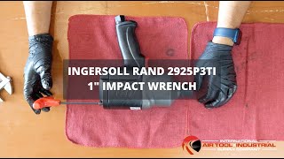 How To Disassemble And Repair Ingersoll Rand 2925P3TI 1" Impact Wrench with 2925B-TK2 Tune-up Kit