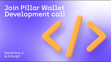 Pillar DevCall#1 - Tech updates, Etherspot SDK, Dashboard, BUIDLer