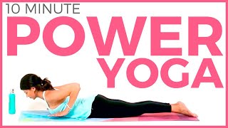 10 minute POWER Yoga for Strength & Balance screenshot 5