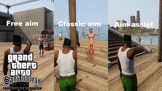 Best targeting and aim sensitivity on GTA SA Definitive Edition (Xbox Series)