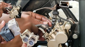 tvs apache rtr bs6 bike abs brake problem dis break hard