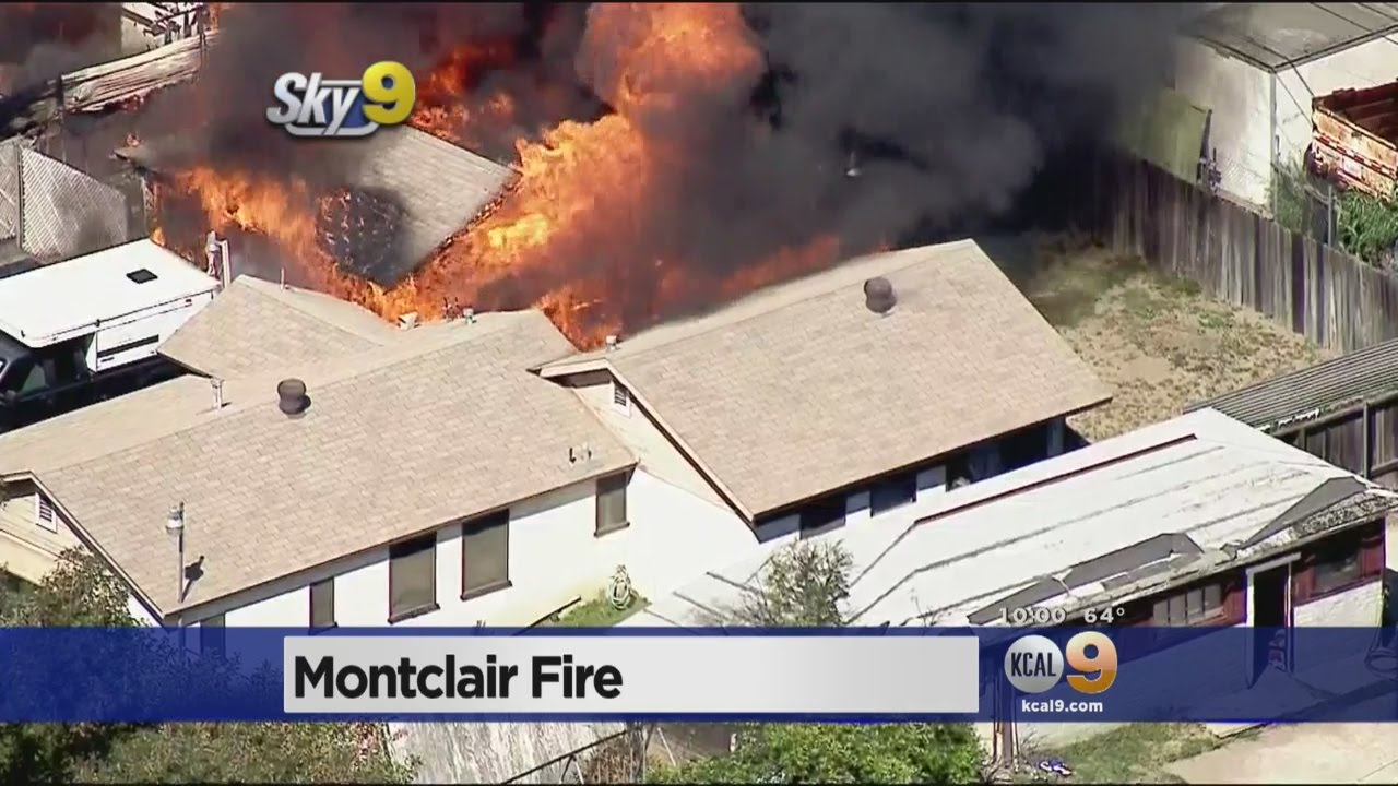 1 Injured, 2 Homes Destroyed In Montclair Fire