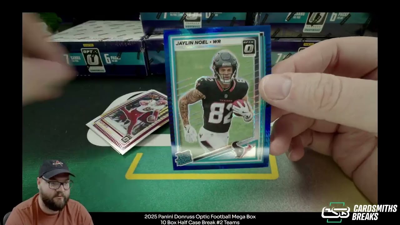 2025 Panini Donruss Optic Football Mega Box 10 Box Half Case Break #2